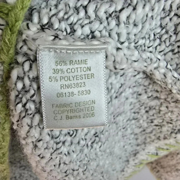 CJ Banks Cream and Black Knit Christmas Pullover Long Sleeve Sweater Size 1X - Picture 11 of 12